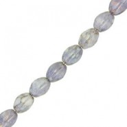 Abalorios Pinch beads de cristal Checo 5x3mm - Chalk white teracota copper 03000/15435